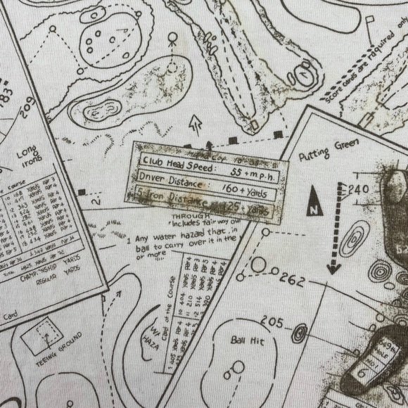 Dockers Golf Men’s Polo Shirt Golf Course Design XL - Picture 10 of 12